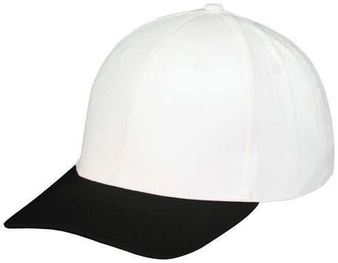 Augusta Sportswear Youth Rally Cotton Twill Cap (6252), Color 'White/Black'